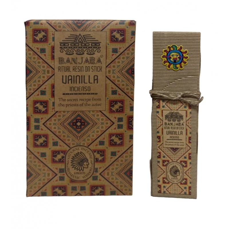 Incenso in resina organica Banjara Vaniglia -- 25 Gr