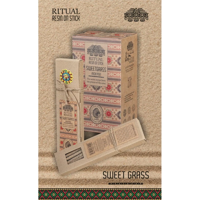 Incenso in resina organica Banjara Erbe Dolci Indiane -- 25 Gr