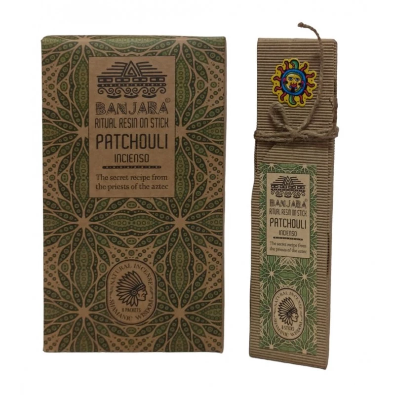 Incenso in resina organica Banjara Patchouli -- 25 Gr