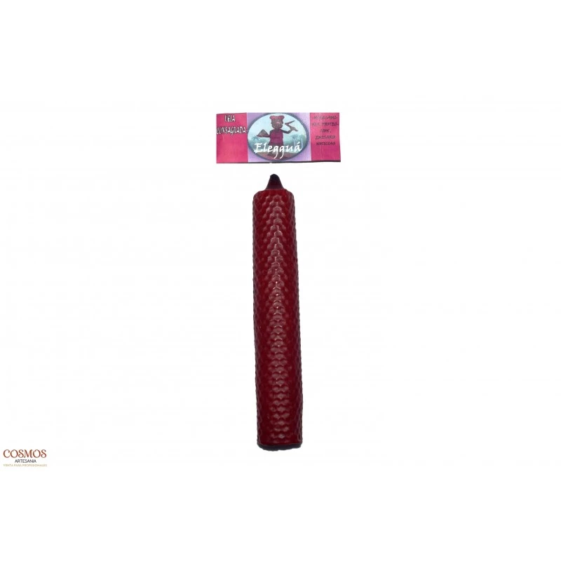 Candela Vela ritualizzata -- Eleggua cm 20x3,5