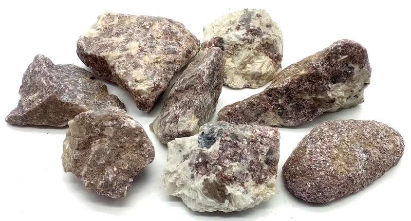 Lepidolite grezza singola pietra A -- 4-7 Cm circa