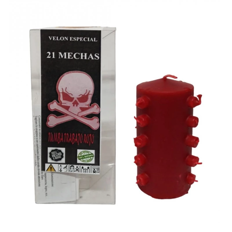 21 Mechas  rossa -- Candela Velone ritualizzata
