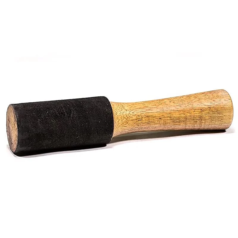 Batacchio Per Campane In Legno E
 Camoscio Nero -- 110 G;