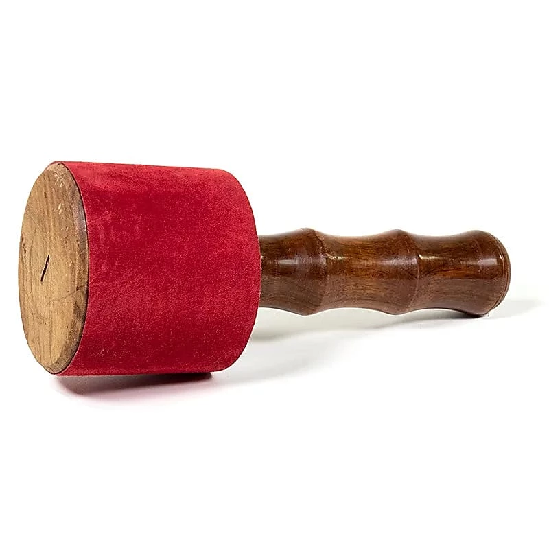 Batacchio Per Campane In Legno E
 Camoscio rosso -- 710 G;