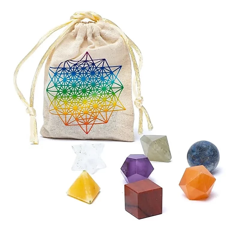 Set 7 pz Geometria sacra 7 Chakra