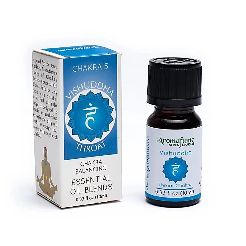 Aromafume miscela di olio essenziale chakra Vishuddha -- 10ml