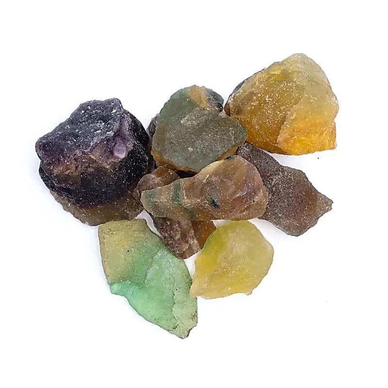 Fluorite arcobaleno Grezza singola Pietra, misura ±3-6