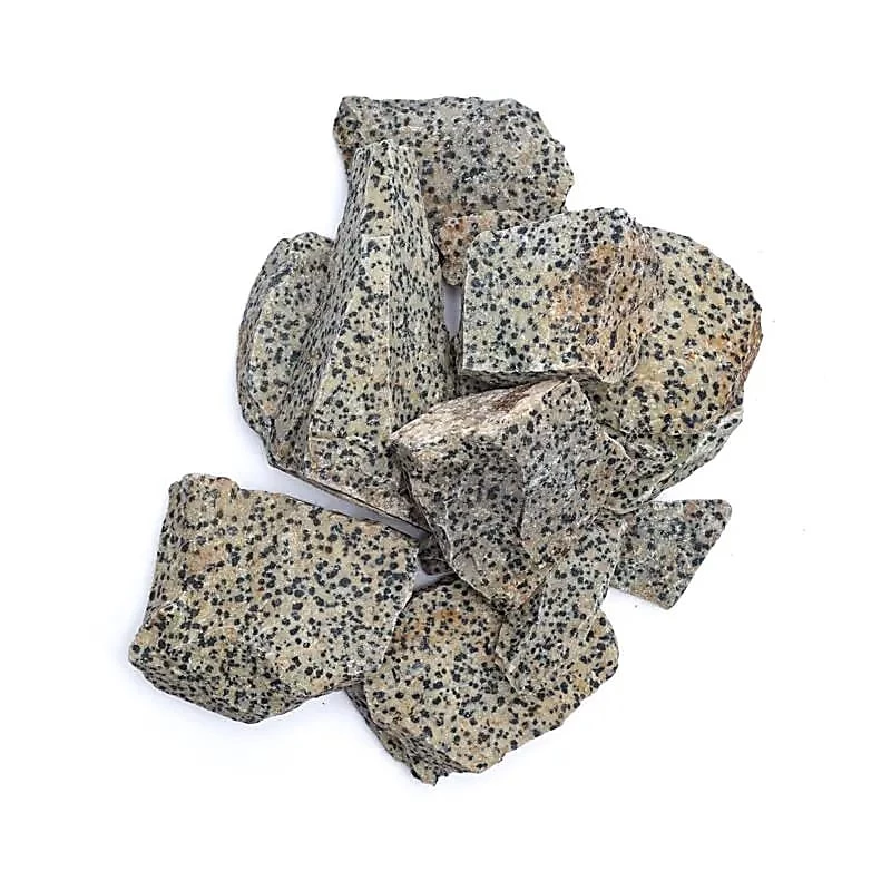 Diaspro dalmata Grezza singola pietra -- 3-7 Cm