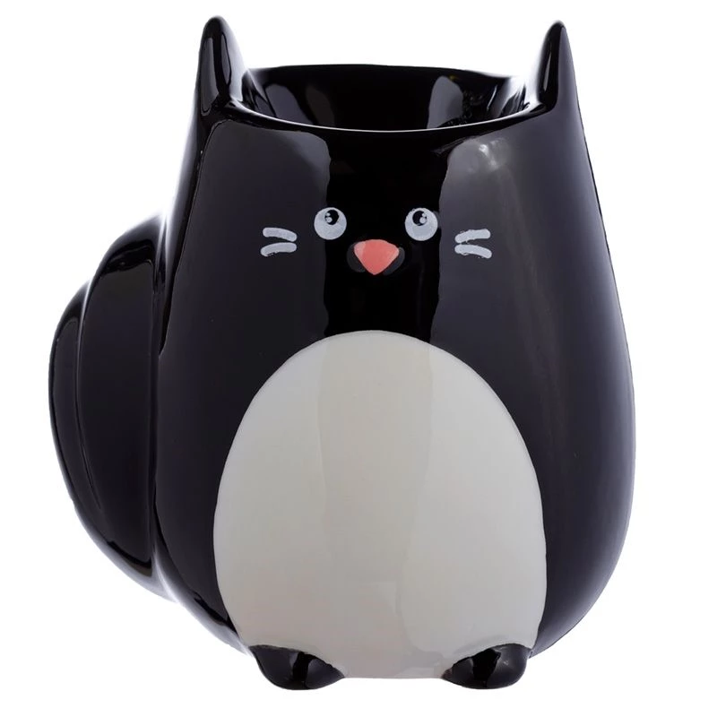 Brucia Essenze in ceramica a forma di gatto