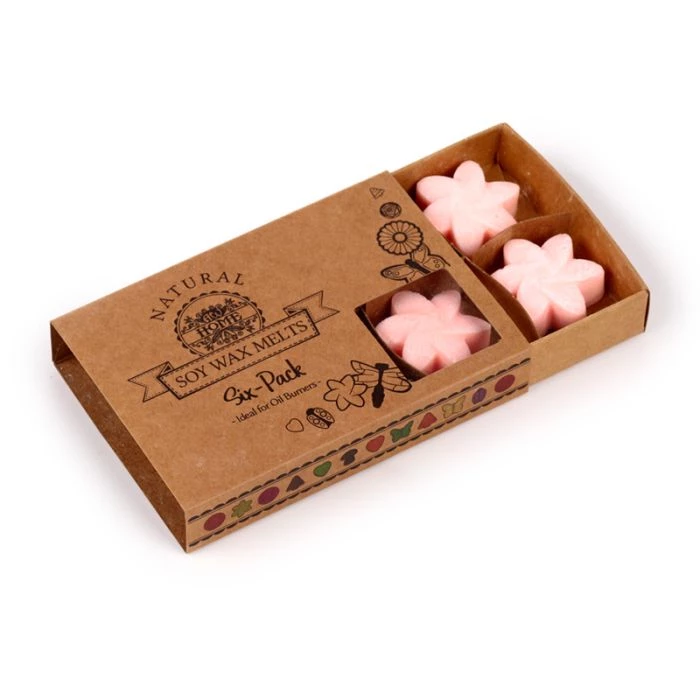 set 6 pz di cera di soia fatte a mano magnolia giapponese