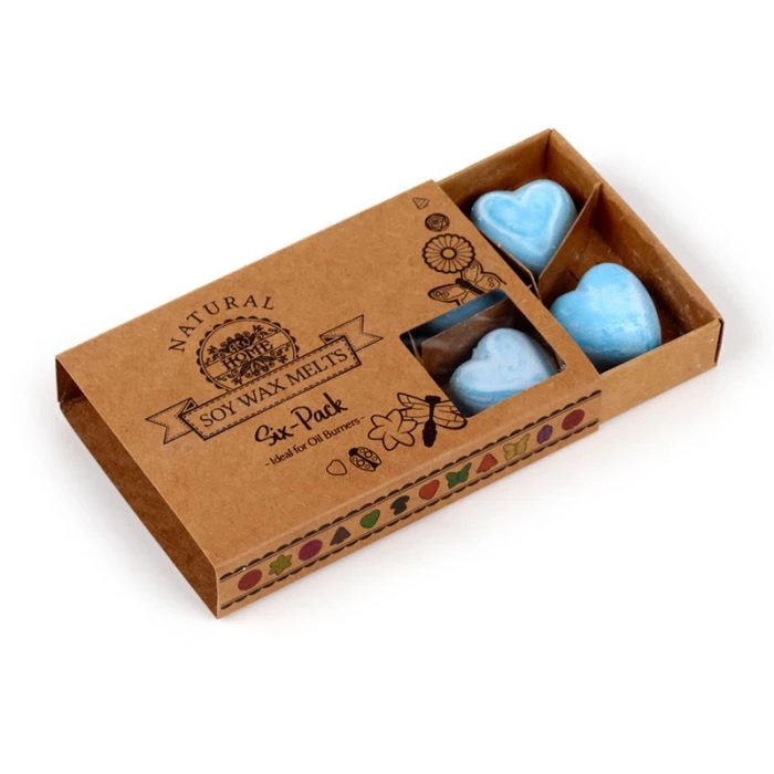 set 6 pz di cera di soia fatte a mano Mora selvatica