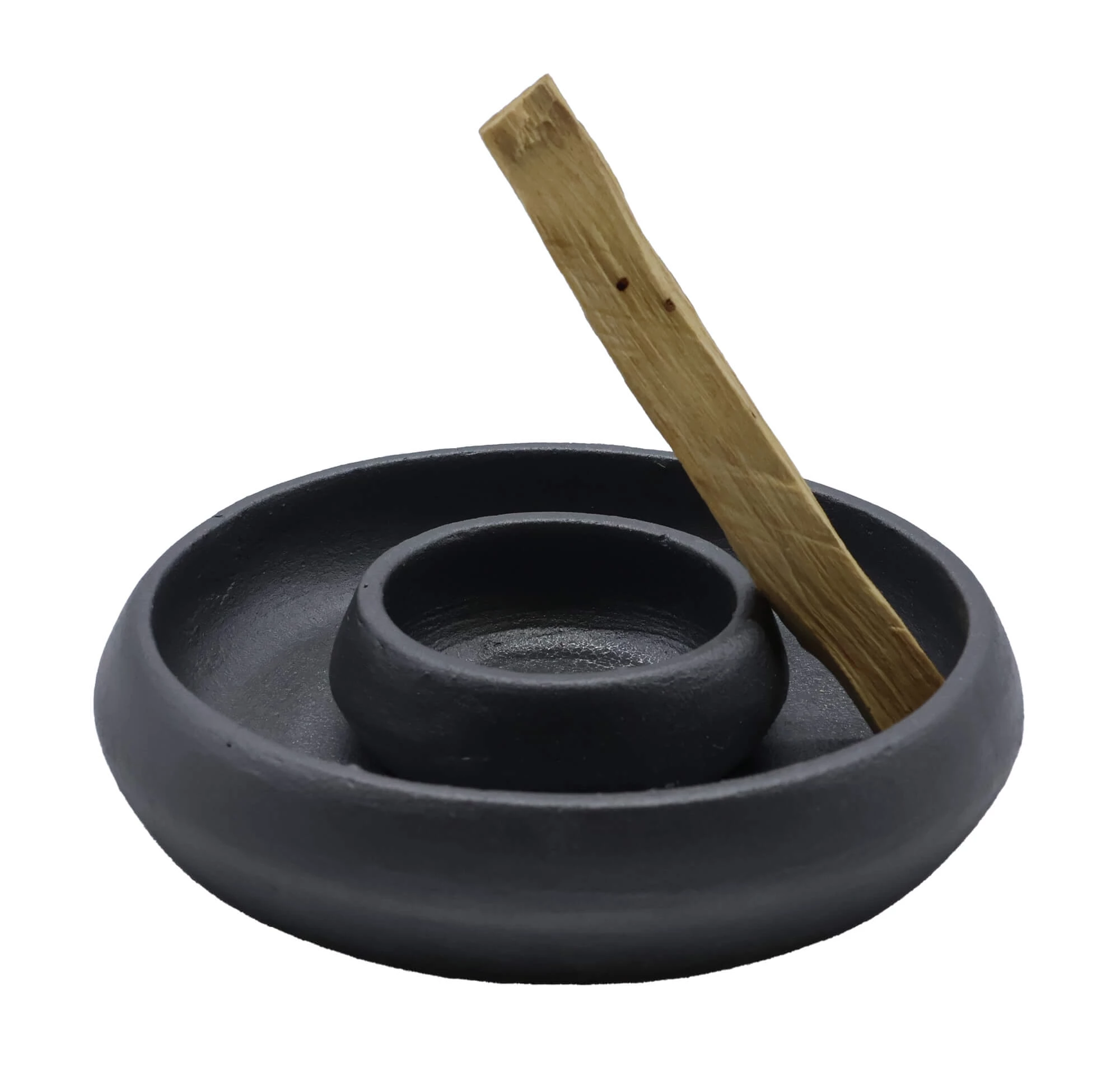 Bruciatore in ceramica per fumigazione nero    cm 9