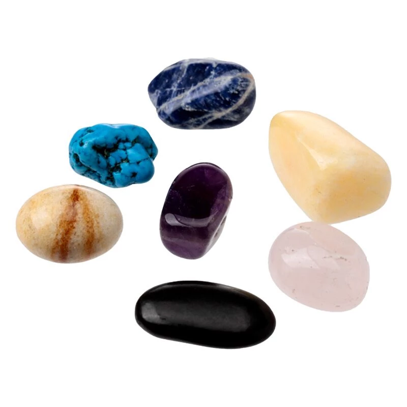 Mini set  pietre dei 7 chakra