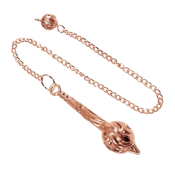 Pendolo In Ottone Ramato --15-20 G; 6 Cm