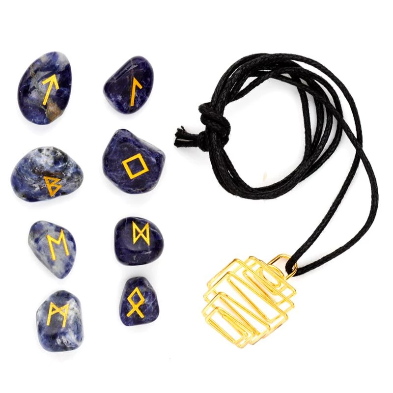 Kit - Crea il tuo Ciondolo con Vere Gemme di Lapislazuli - intercambiabili