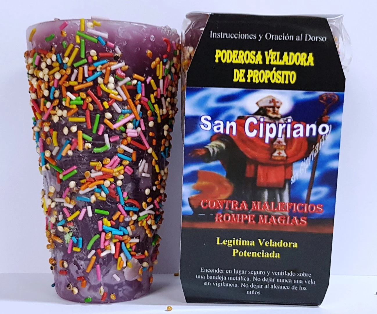 Candela esoterica -- San Cipriano