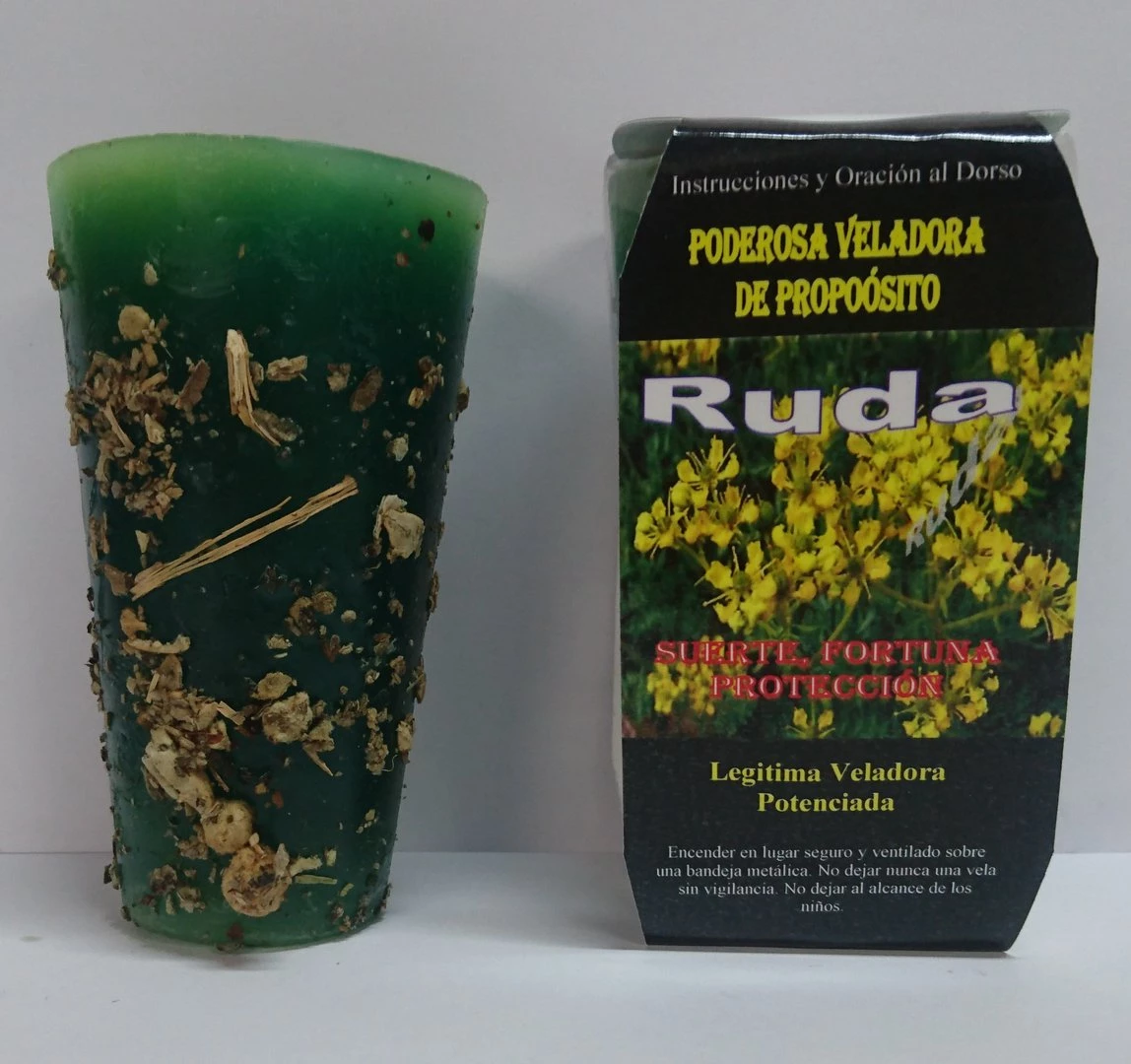 Candela esoterica -- Ruta --fortuna e protezione