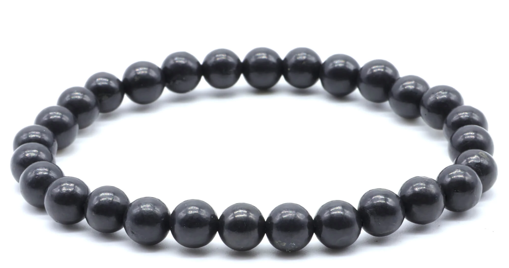 Bracciale Shungite perline 6 mm