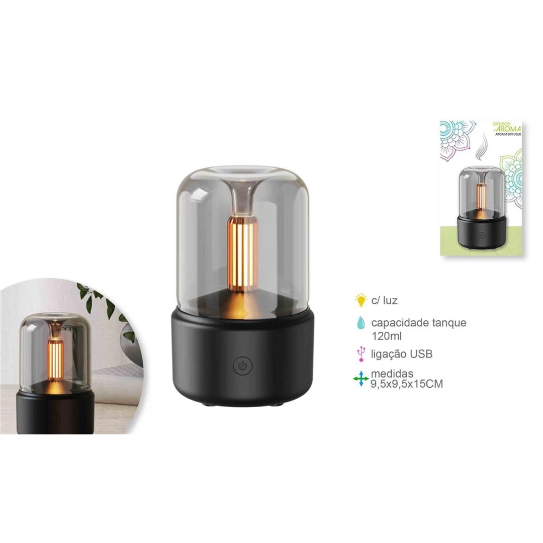 Diffusore per essenze ad ultrasuoni a forma di Lampadina