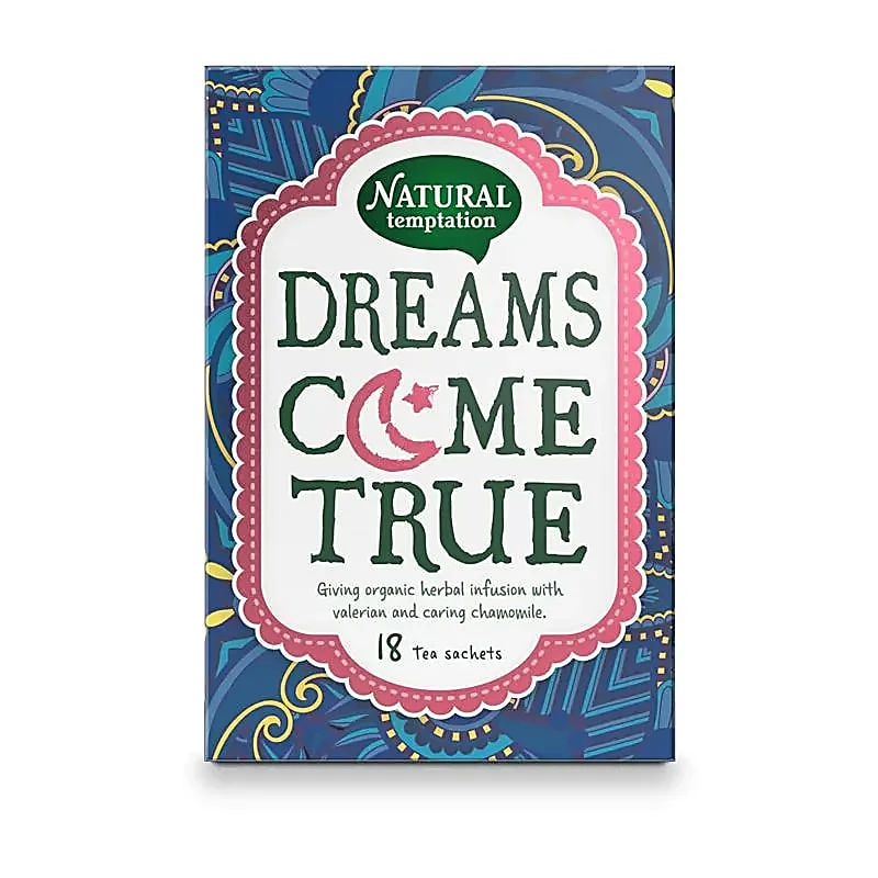 Tisana Organica Natural temptation Dreams Come True con Valeriana e Camomilla