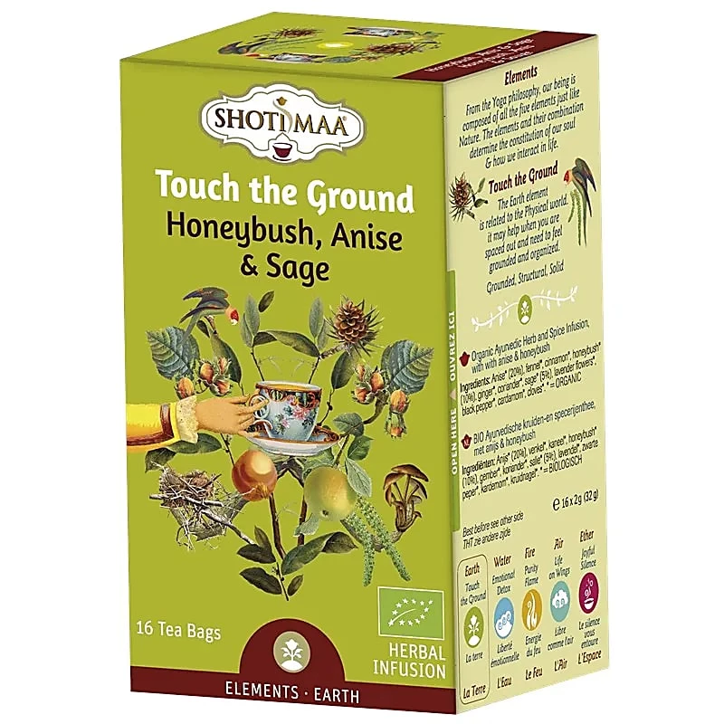 Tisana Organica Shoti Maa Touch the Ground con Miele, Anice e Salvia