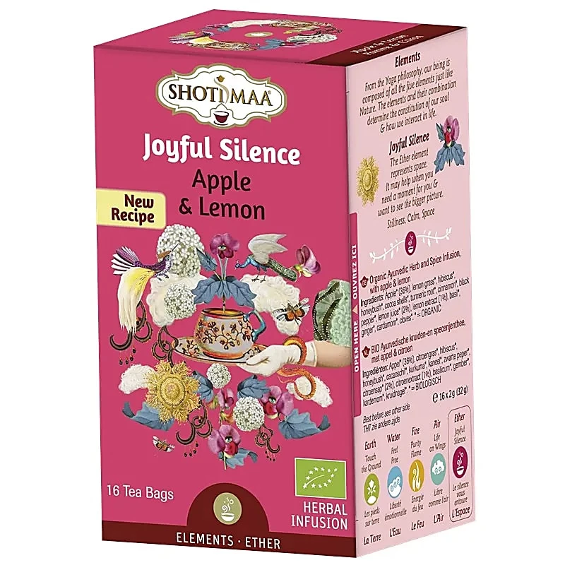 Tisana Organica Shoti Maa Joyful Silence con Mela e Limone