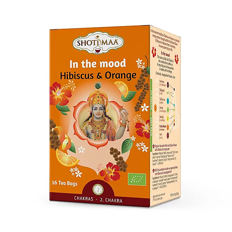Tisana Organica Shoti Maa In The Mood con Ibisco e Arancia