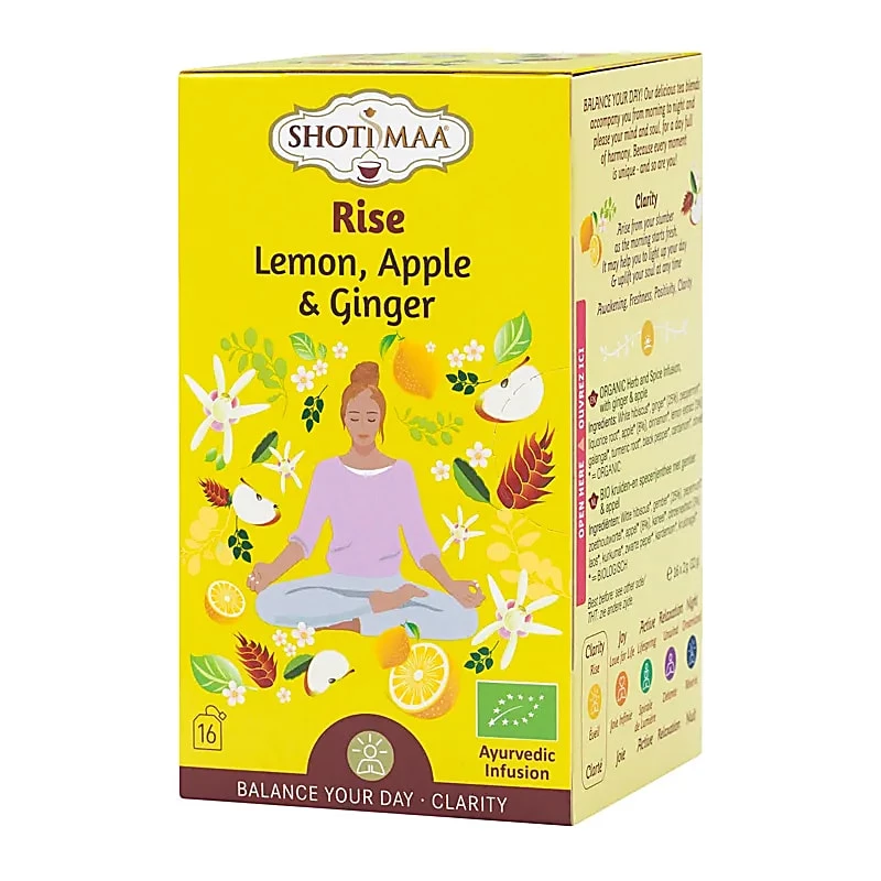 Tisana Organica Shoti Maa Rise con Limone, Zenzero e Mela