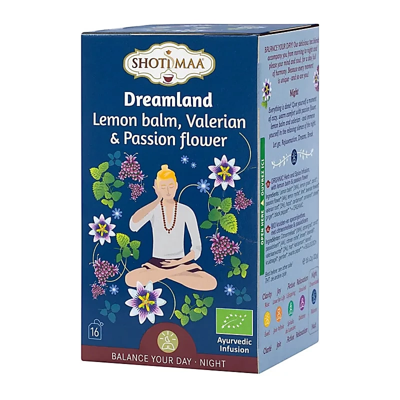 Tisana Organica Shoti Maa Dreamland con Melissa e Passiflora
