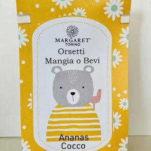 Orsetti Mangia o Bevi Ananas Cocco