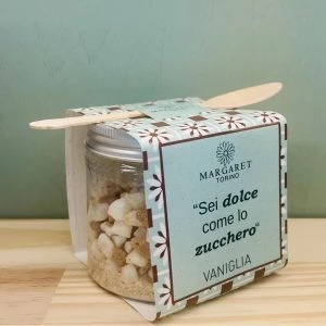 Cristalli di zucchero alla vaniglia Dolcificante Con Cucchiaino