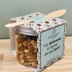 Cristalli di zucchero alla Cannella Dolcificante Con Cucchiaino