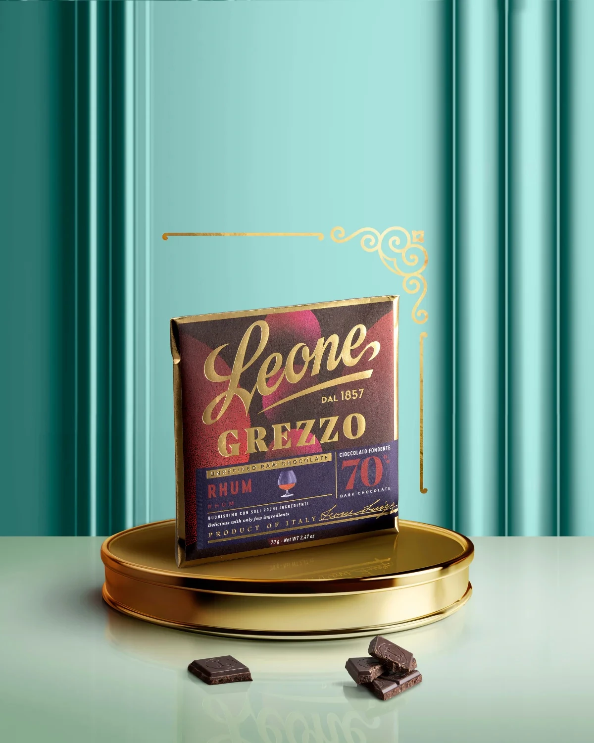 Barretta Cioccolato Grezzo al Rhum