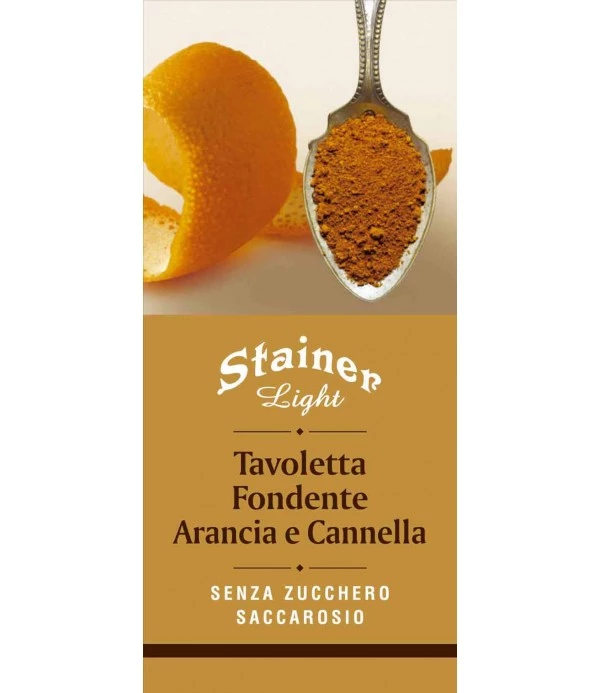 Tavoletta cioccolato all'Arancia e Cannella