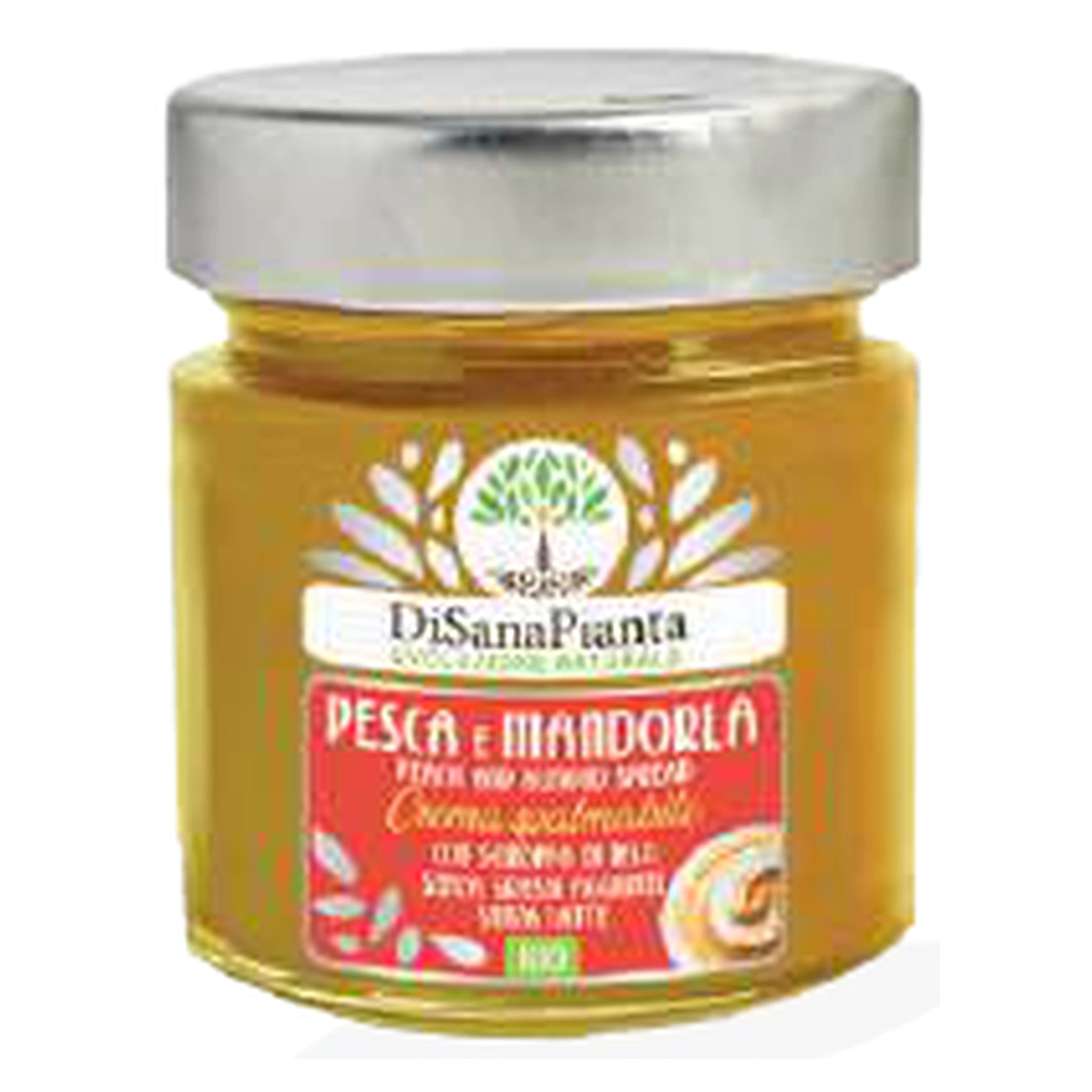 Crema Spalmabile Bio Pesca e mandorle