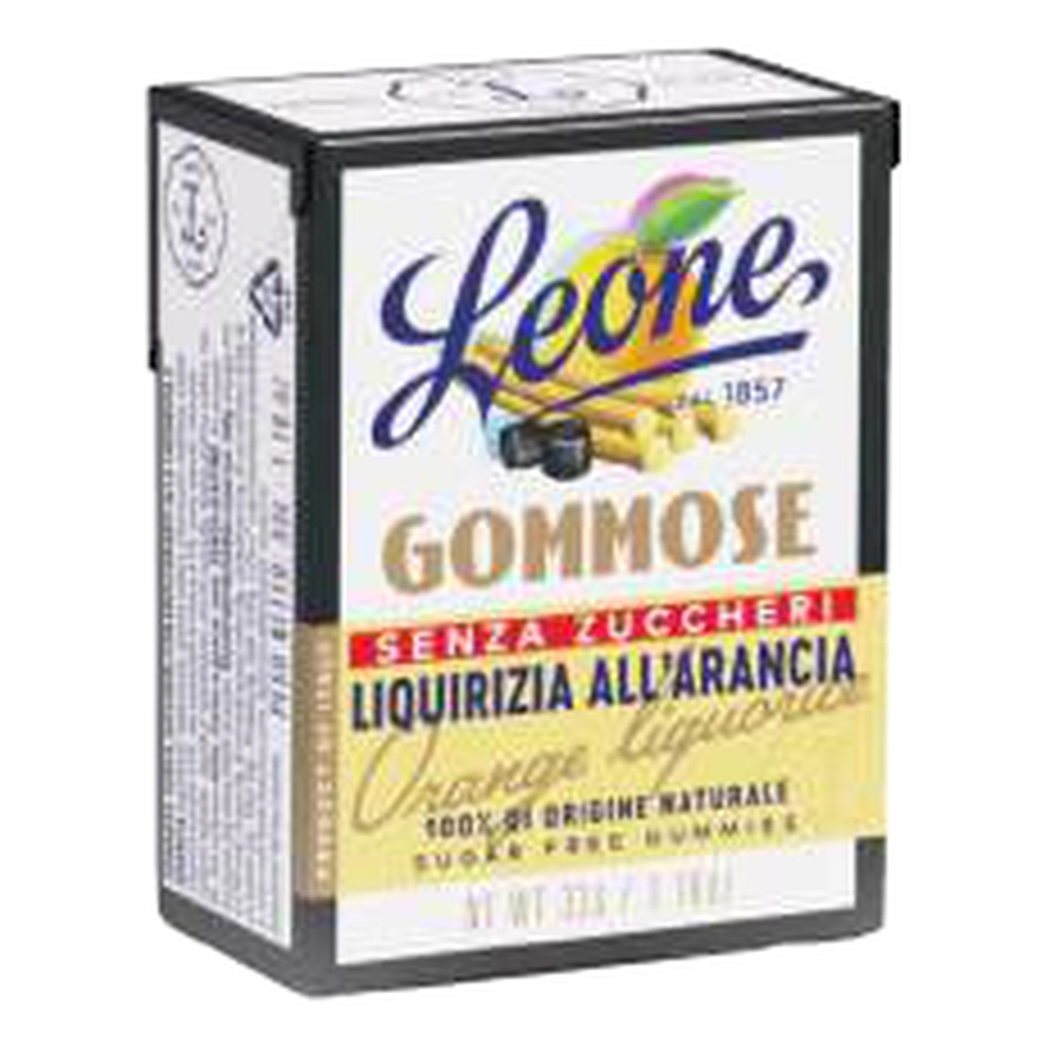 Caramelle Gommose al Liquirizia all'Arancia Senza Zucchero