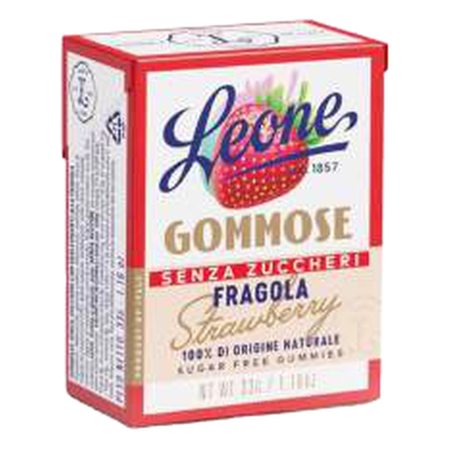 Caramelle Gommose alla fragola Senza Zucchero