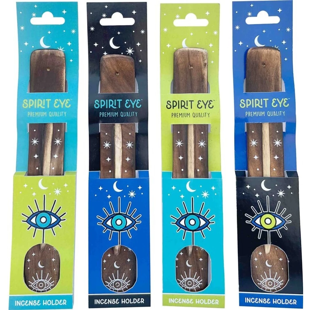 Porta incenso Legno Spirit Eye -- 25 Cm