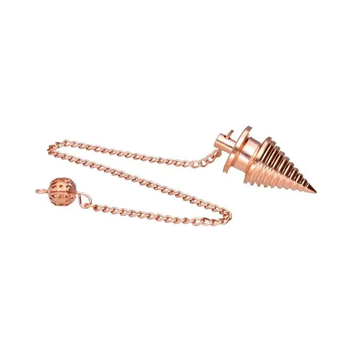 Pendolo Argo Radioconico in Bronzo Ramato  cm 2,7