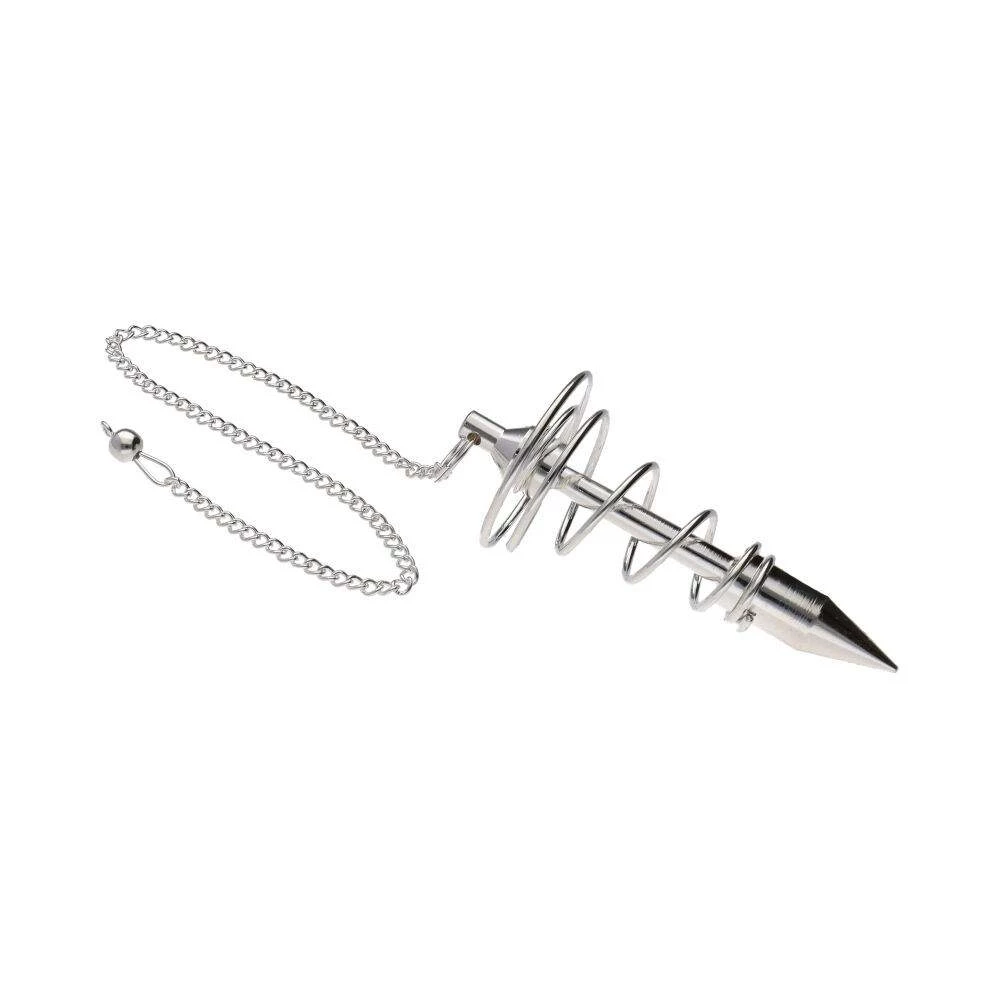 Pendolo a Spirale Argentato cm 6,5