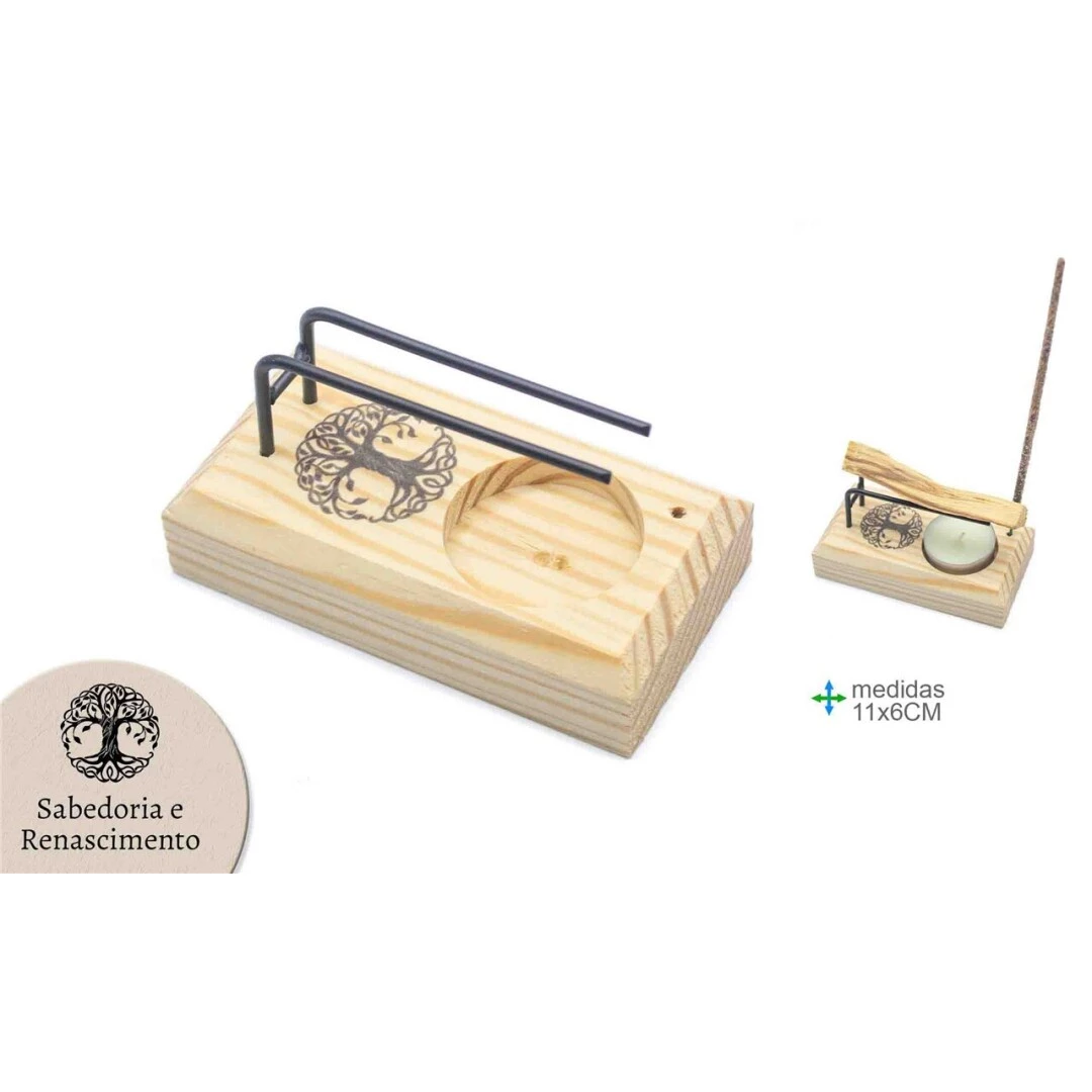 Bruciatore per Smudge e legnetti di Palosanto Albero della Vita
