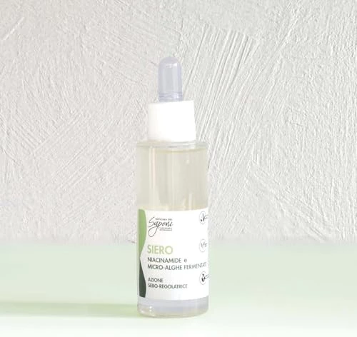 Siero Attivo-Niacinamide e Micro Alghe Fermentate verde