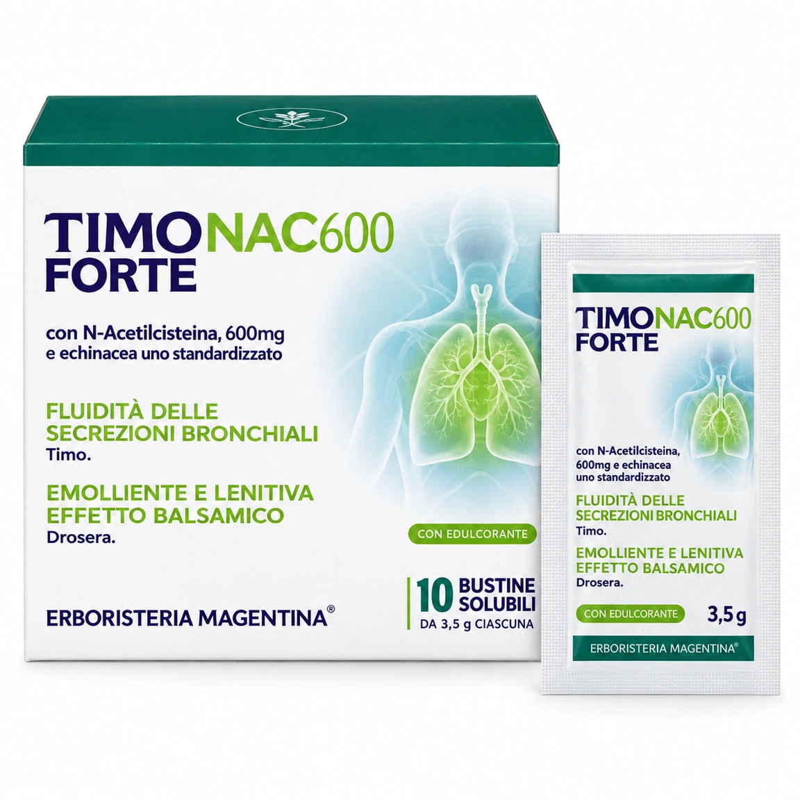 Timonac600 Forte 10 Bustine da 3,5 g